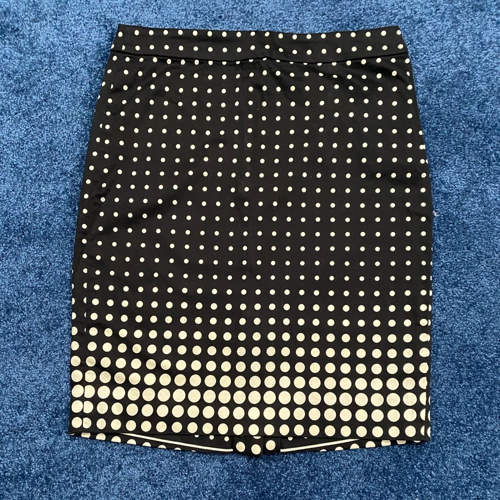 J Crew Women’s Polka Dot Pencil Skirt